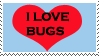 i love bugs stamp